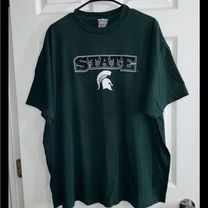 Foot Locker Michigan State Dark Green Graphic T-Shirt Men’s XXL